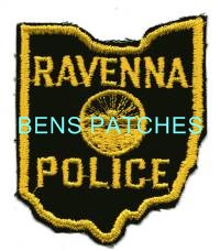 OHIO,RAVENNA POLICE 1 STATE SHAPED_wm